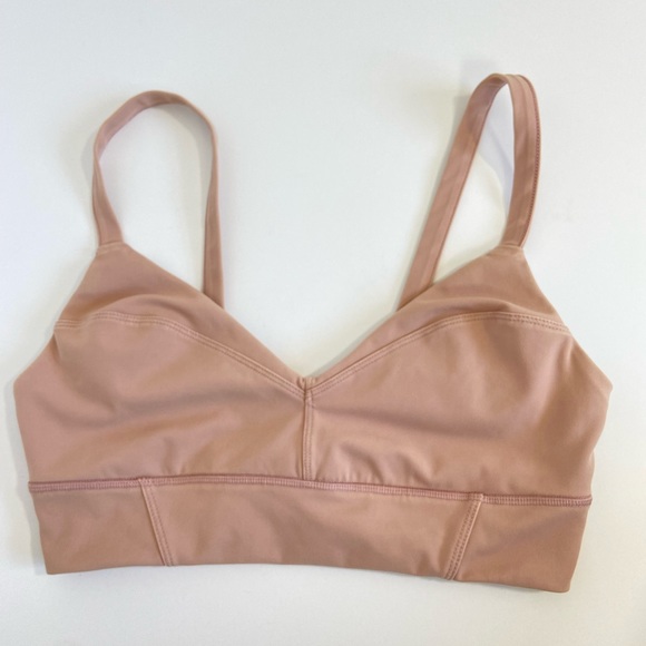 Free People FP Movement Sports Bra, blush pink, size small - Picture 1 of 4